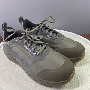 Ariat Outpace Men Composite Toe ASTM Safety Work Shoe Comp Toe Army Green Sz 7EE